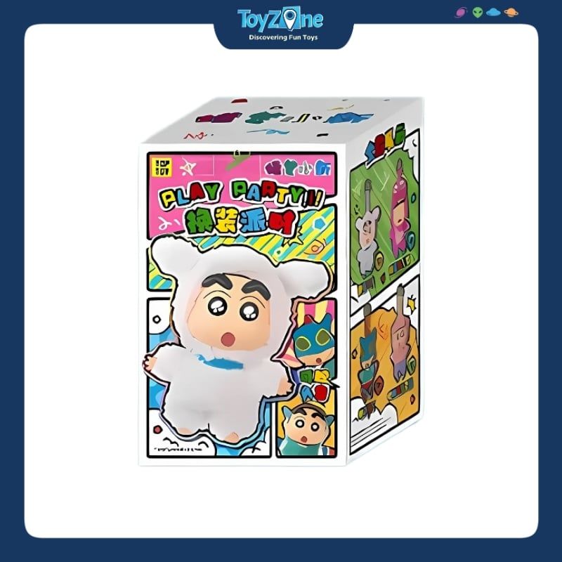 Mô hình Blind box Crayon Shin-Chan Dress Up Party Series Vinyl Plush ( Tiệc Hóa Trang ) TOP TOY