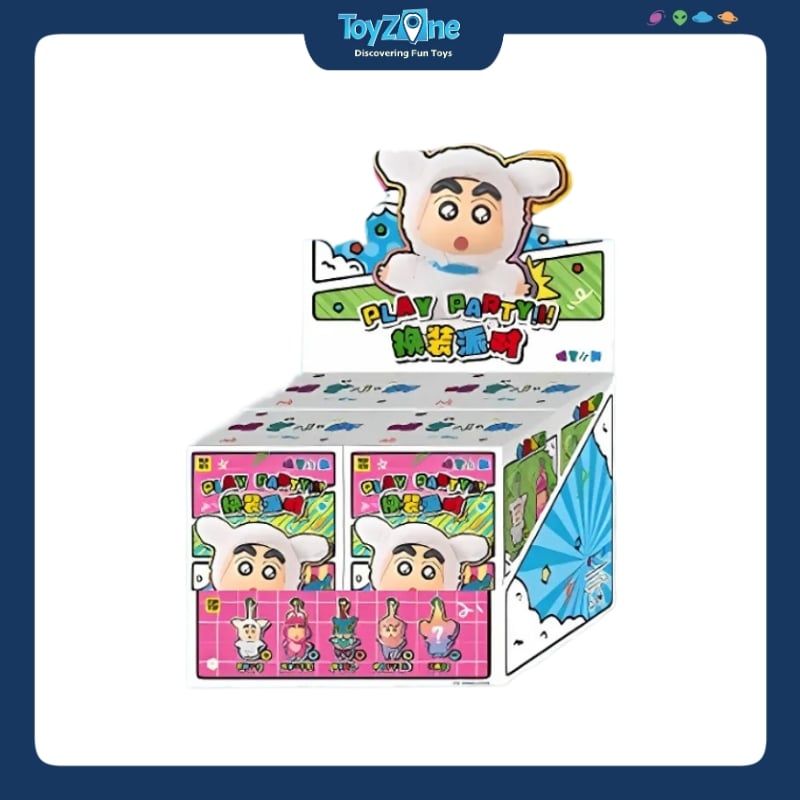 Mô hình Blind box Crayon Shin-Chan Dress Up Party Series Vinyl Plush ( Tiệc Hóa Trang ) TOP TOY