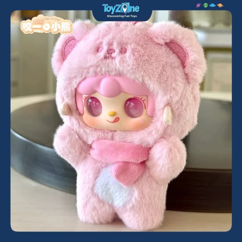 Mô hình Blind box Móc khóa Gấu bông Yooki Take a Bite of the Bear V4 YALLI STUDIO