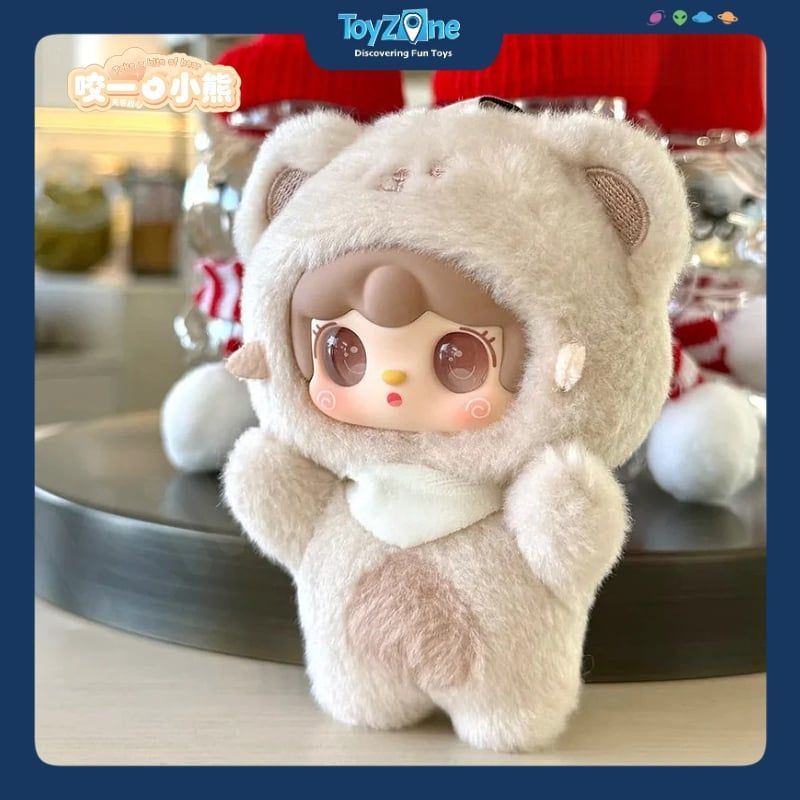 Mô hình Blind box Móc khóa Gấu bông Yooki Take a Bite of the Bear V4 YALLI STUDIO