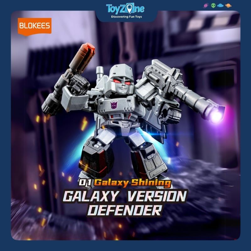 Mô hình đồ chơi Lắp ráp Blind box Transformers Galaxy Version Defender 01 Galaxy Shining Model Kits BLOKEES