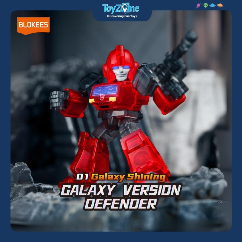 Mô hình đồ chơi Lắp ráp Blind box Transformers Galaxy Version Defender 01 Galaxy Shining Model Kits BLOKEES