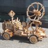 Mô hình gỗ lắp ráp 3D Moon Buggy (Xe Chuyên Chở Trên Mặt Trăng) (Wood Color) - Robotime LS401 - WP028