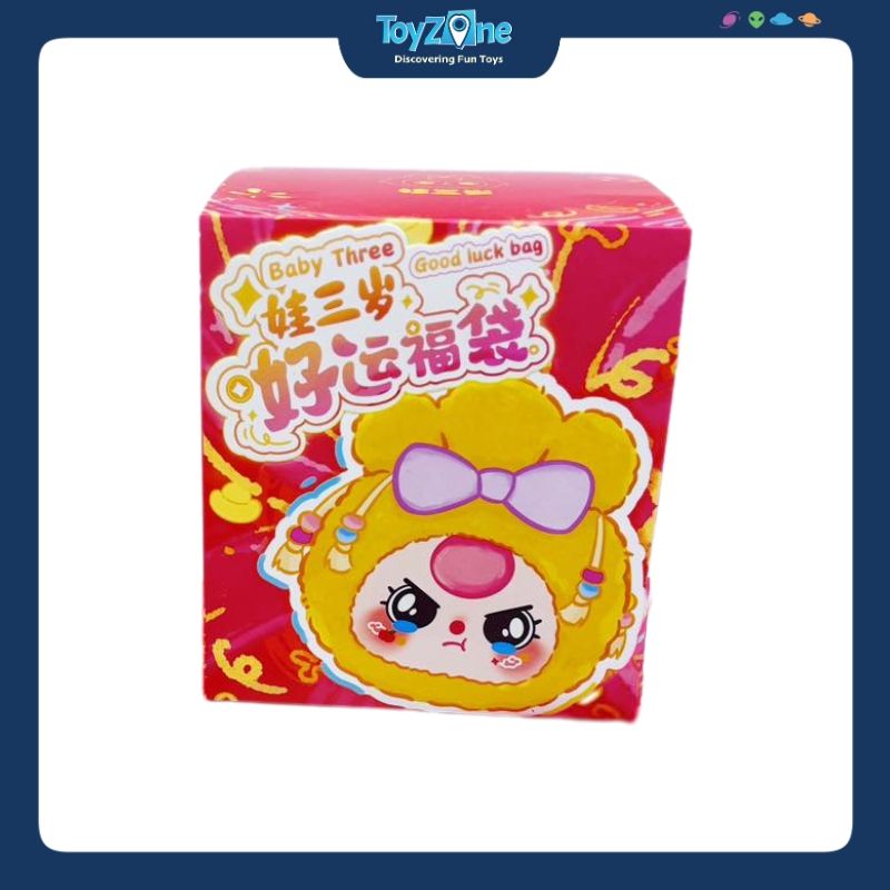 Mô hình Blind box Gấu bông Baby Three Túi May Mắn ( Lucky Bag ) CUREPLANETA