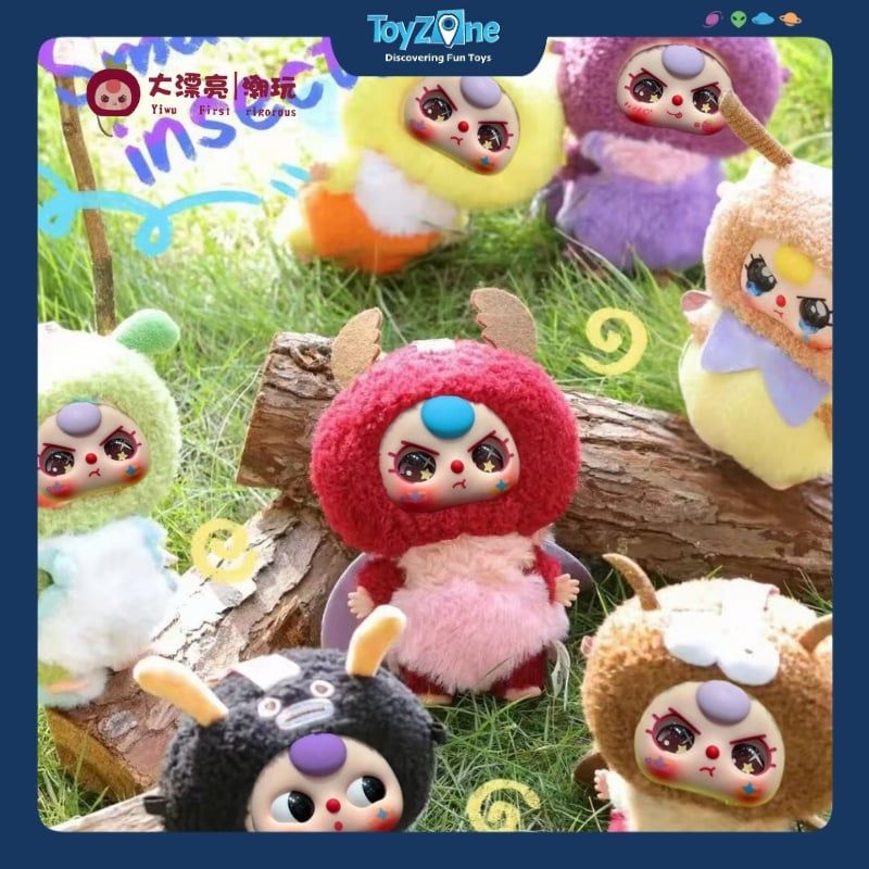 Mô hình Blind box Móc khóa Gấu bông Baby Three Small Insects ( Côn Trùng Nhỏ ) BABY THREE