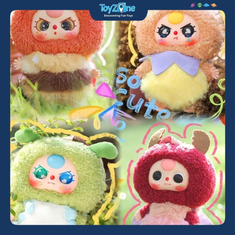 Mô hình Blind box Móc khóa Gấu bông Baby Three Small Insects ( Côn Trùng Nhỏ ) BABY THREE