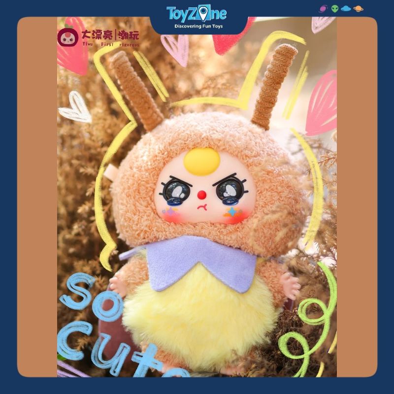 Mô hình Blind box Móc khóa Gấu bông Baby Three Small Insects ( Côn Trùng Nhỏ ) BABY THREE