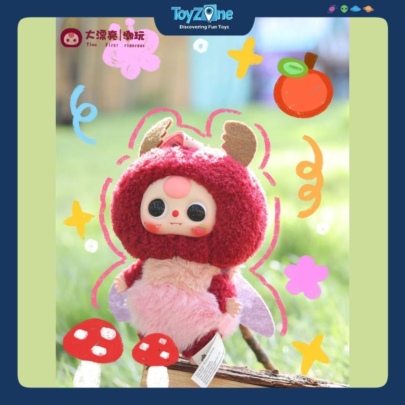 Mô hình Blind box Móc khóa Gấu bông Baby Three Small Insects ( Côn Trùng Nhỏ ) BABY THREE