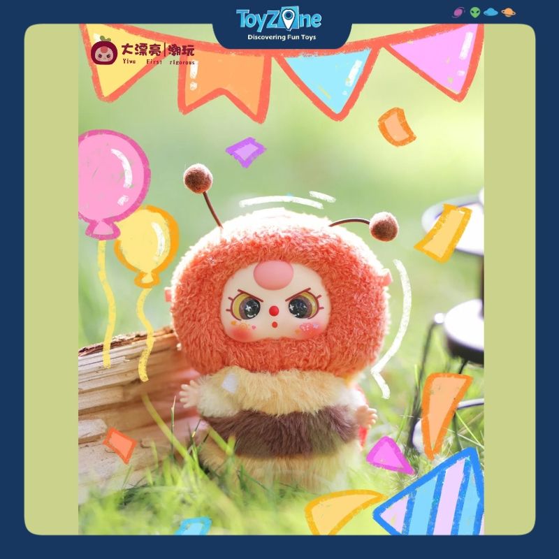 Mô hình Blind box Móc khóa Gấu bông Baby Three Small Insects ( Côn Trùng Nhỏ ) BABY THREE