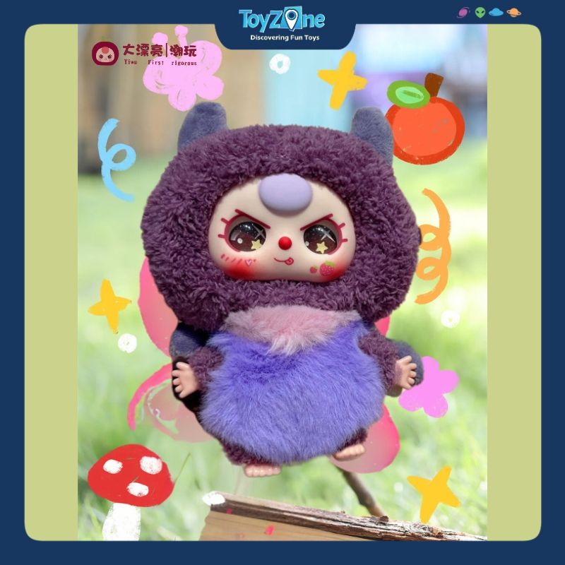 Mô hình Blind box Móc khóa Gấu bông Baby Three Small Insects ( Côn Trùng Nhỏ ) BABY THREE