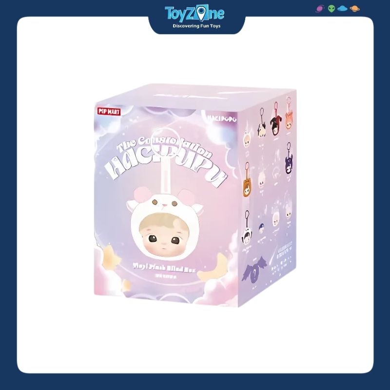 Mô hình Blind box Móc khoá Gấu bông HACIPUPU The Constellation ( 12 Cung Hoàng Đạo ) POP MART