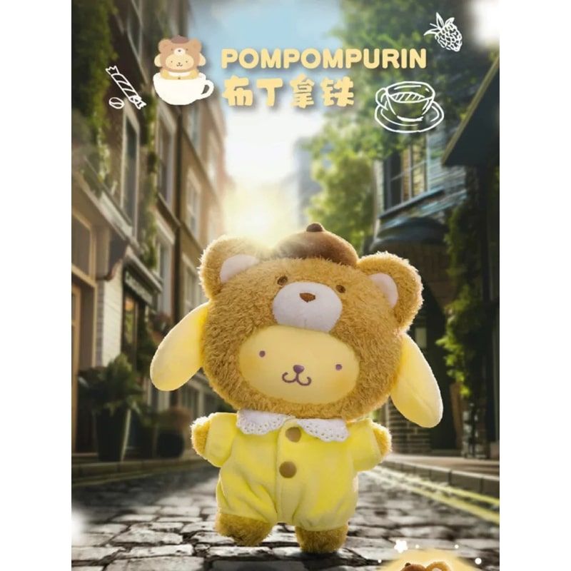Mô hình Blind box Móc khóa Gấu Bông Sanrio Character Latte Baby TOP TOY