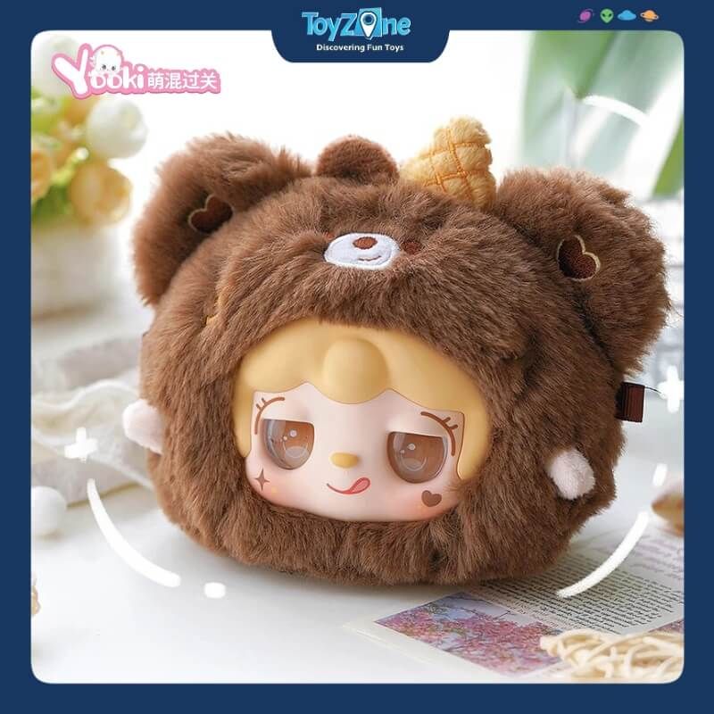 Mô hình Blind box Móc khóa Gấu bông Yooki Cute Mix Pass V1 YALLI STUDIO