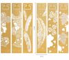 Mô hình thép thẻ kim loại đánh dấu trang sách Bookmark 3D Clover (Hình Cỏ Ba Lá) (Gold) - Piececool TL014