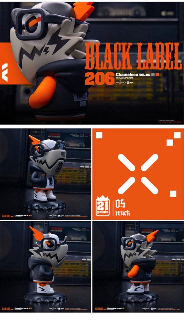 Mô hình đồ chơi Blind box Chameleon Generation Black Label 6th (Tắc Kè Hoa Phiên Bản 6) LAMTOYS