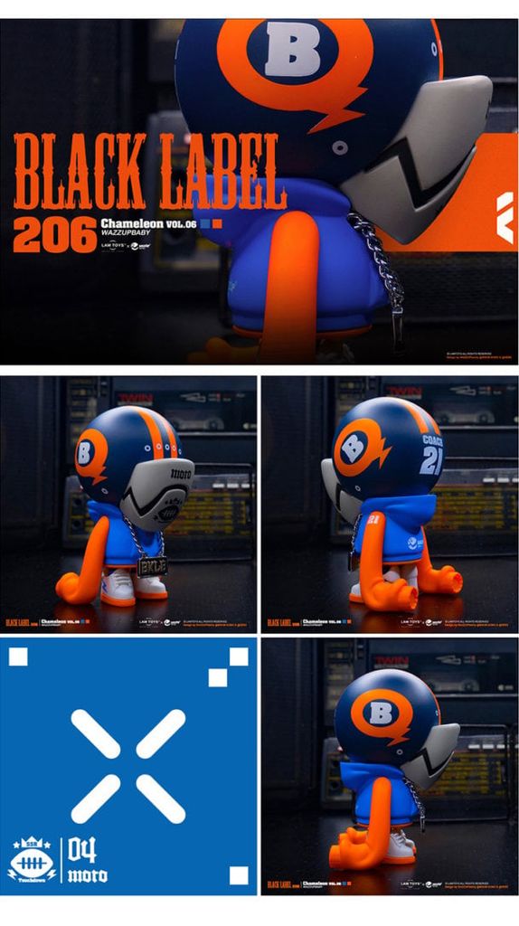 Mô hình đồ chơi Blind box Chameleon Generation Black Label 6th (Tắc Kè Hoa Phiên Bản 6) LAMTOYS