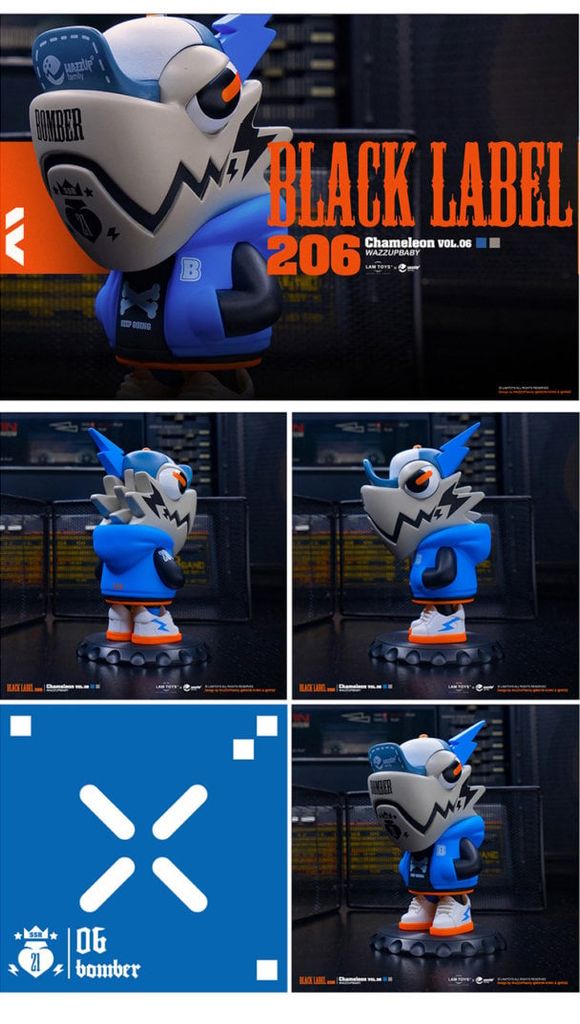 Mô hình đồ chơi Blind box Chameleon Generation Black Label 6th (Tắc Kè Hoa Phiên Bản 6) LAMTOYS