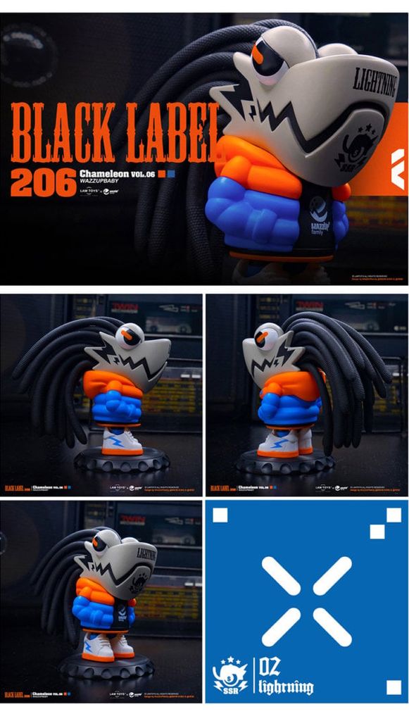 Mô hình đồ chơi Blind box Chameleon Generation Black Label 6th (Tắc Kè Hoa Phiên Bản 6) LAMTOYS