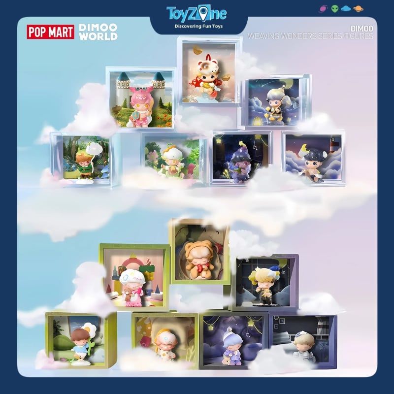 Mô hình đồ chơi Blind box Dimoo Weaving Wonders Series Figures ( Dệt Nên Những Điều Kỳ Diệu ) POP MART