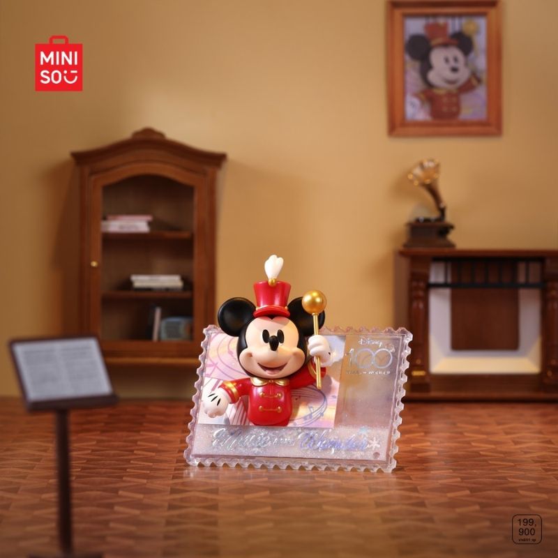 Mô hình đồ chơi Blind Box Disney 100 Years of Wonder Retro Stamp MINISO