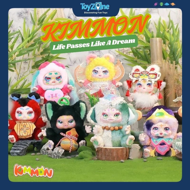 Mô hình đồ chơi Blind box Gấu bông Kimmon Life Passes Like A Dream ( Cuộc Sống Trôi Như Mơ ) NAYANAYA