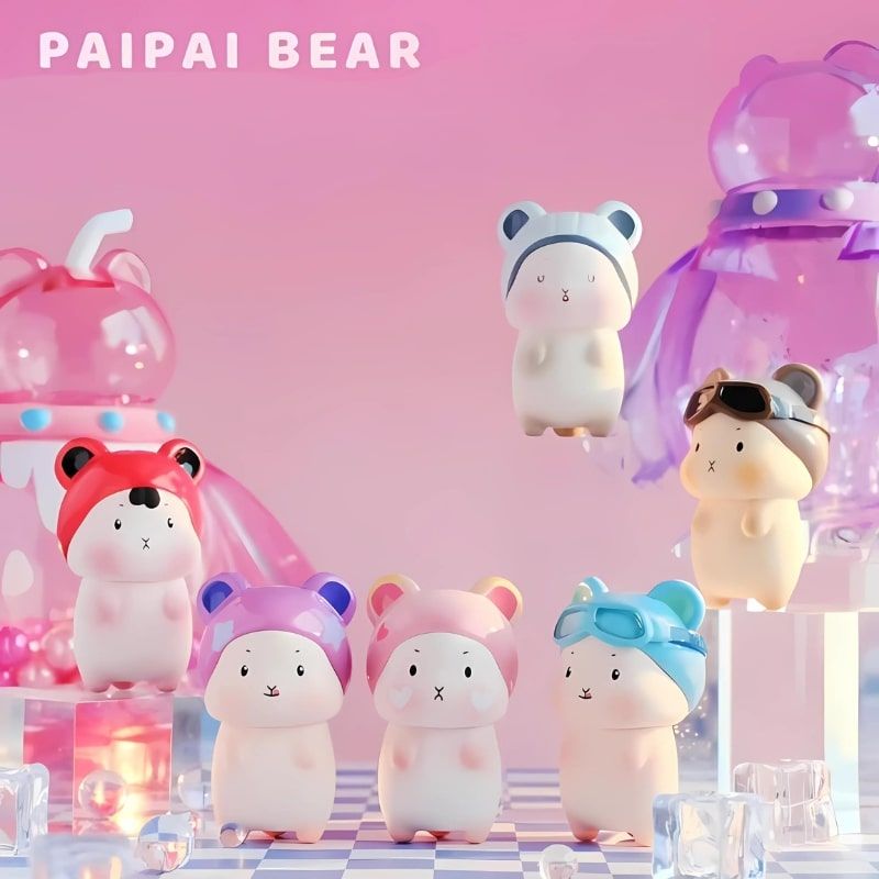 Mô hình đồ chơi Blind box Paipai Bear Special Mixed Drinks Shop ( Cửa Hàng Pha Chế Đồ Uống Đặc Biệt ) HEYONE