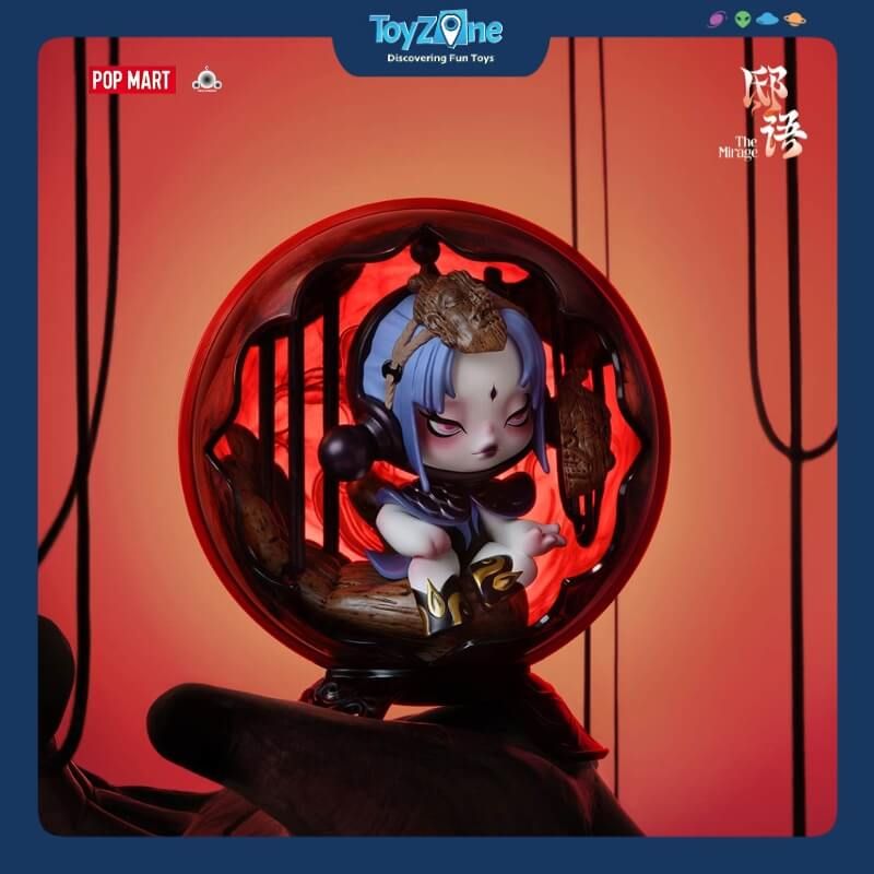 Mô hình đồ chơi Blind box Skull Panda The Mirage Series Figure ( Hào Quang ) POP MART