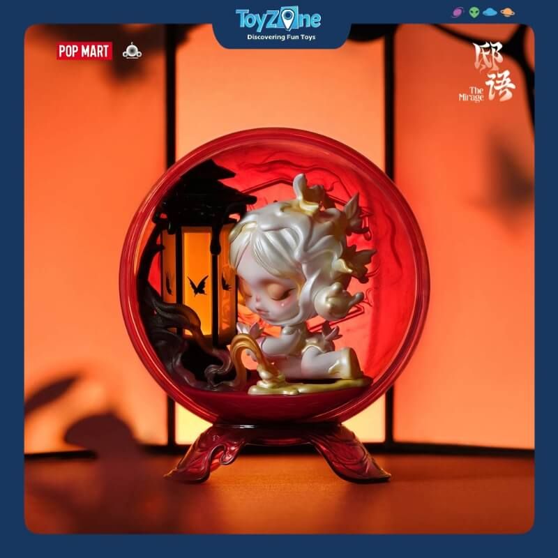 Mô hình đồ chơi Blind box Skull Panda The Mirage Series Figure ( Hào Quang ) POP MART