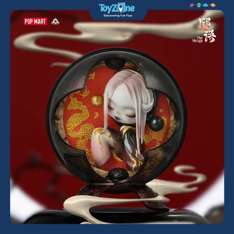 Mô hình đồ chơi Blind box Skull Panda The Mirage Series Figure ( Hào Quang ) POP MART