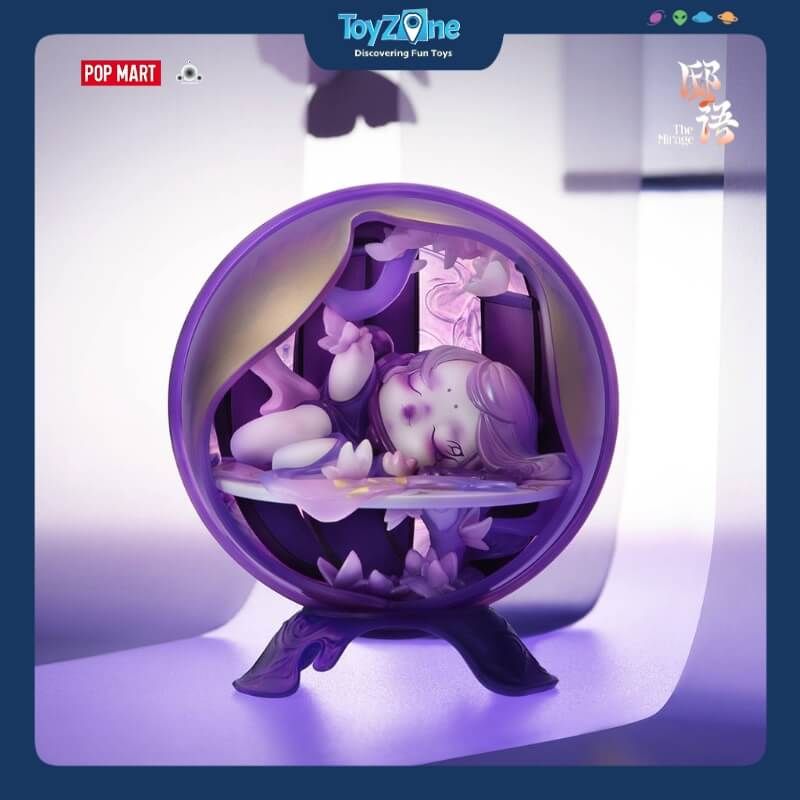 Mô hình đồ chơi Blind box Skull Panda The Mirage Series Figure ( Hào Quang ) POP MART