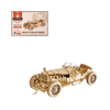 Mô hình gỗ lắp ráp 3D V8 Grand Prix Car (Xe Cổ) (Wood Color) - Robotime MC401 - WP031