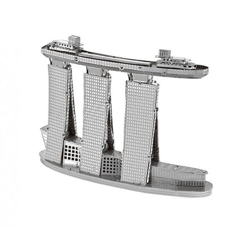 Mô hình kim loại lắp ráp 3D Marina Bay Sands (Silver) – Metal Works MP674