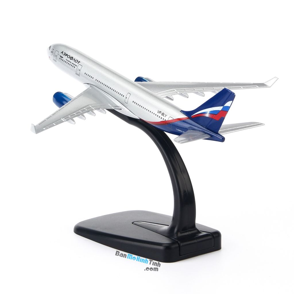Mô hình máy bay tĩnh Aeroflot Russian Airlines Airbus A330 16cm Everfly giá rẻ (5)