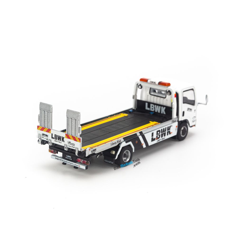 Mô hình xe Isuzu N-Series Vehicle Transporter LBWK 1:64 MiniGT