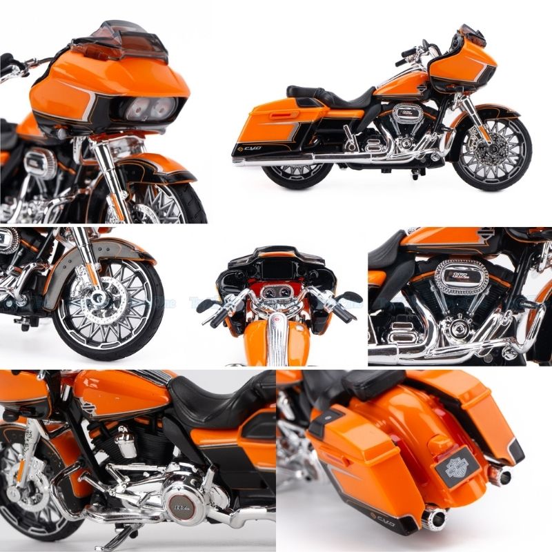  Mô hình xe mô tô Harley-Davidson CVO Road Glide 2022 1:18 MAISTO 