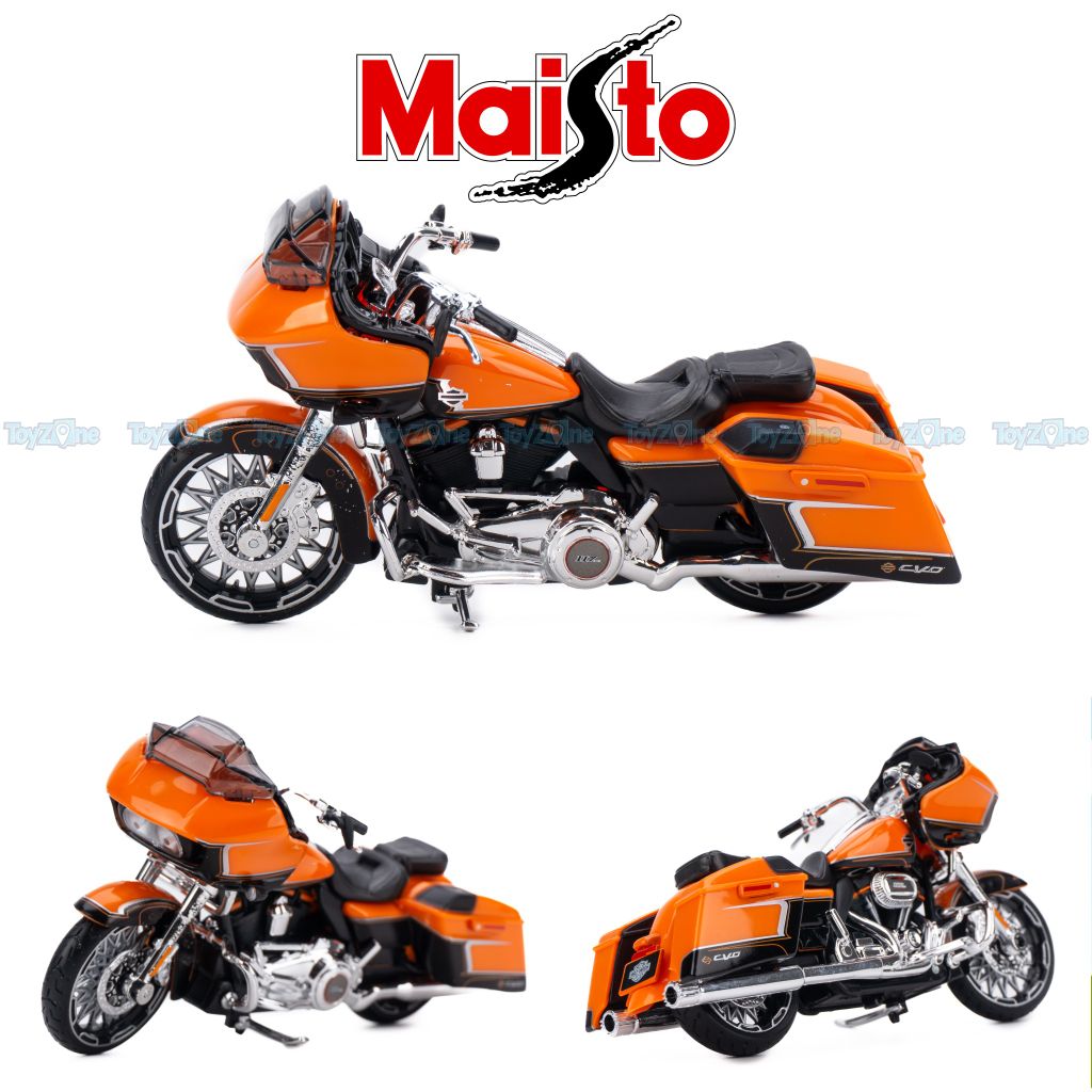  Mô hình xe mô tô Harley-Davidson CVO Road Glide 2022 1:18 MAISTO 