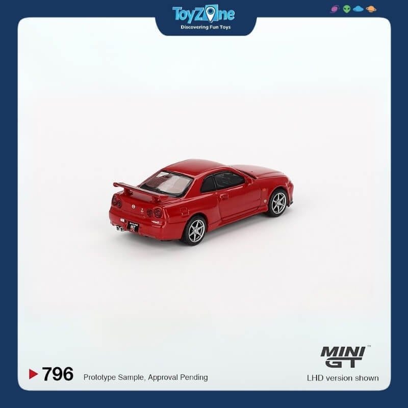 Mô hình xe Nissan Skyline GT-R R34 V-Spec II 1:64 MiniGT