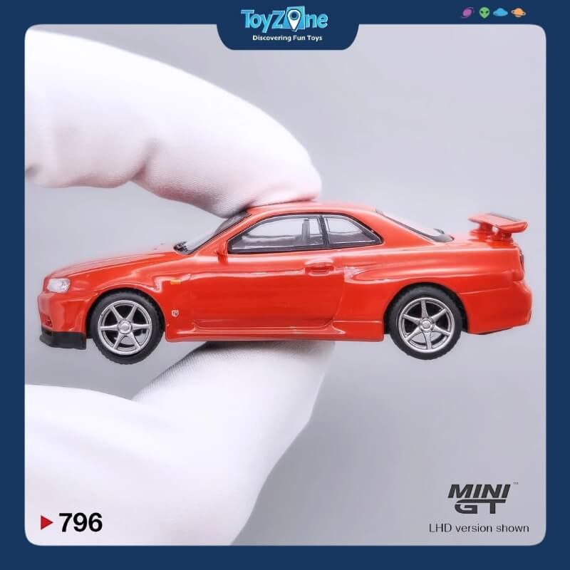 Mô hình xe Nissan Skyline GT-R R34 V-Spec II 1:64 MiniGT
