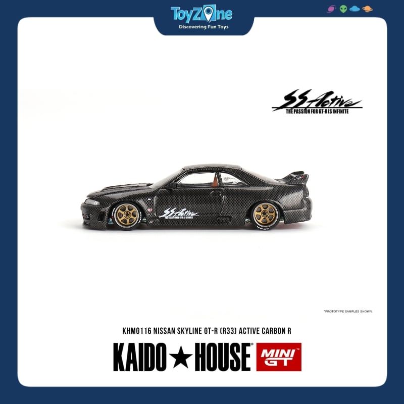 Mô hình xe Nissan Skyline GT-R ( R33 ) 1:64 KAIDO HOUSE x MiniGT