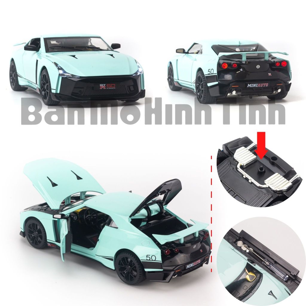 Mô hình xe Nissan Ares GTR50 2020 1:24 Miniauto