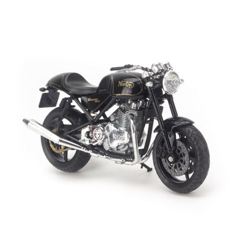 Mô hình xe mô tô Norton Commando 961 SE Black 1:18 Welly