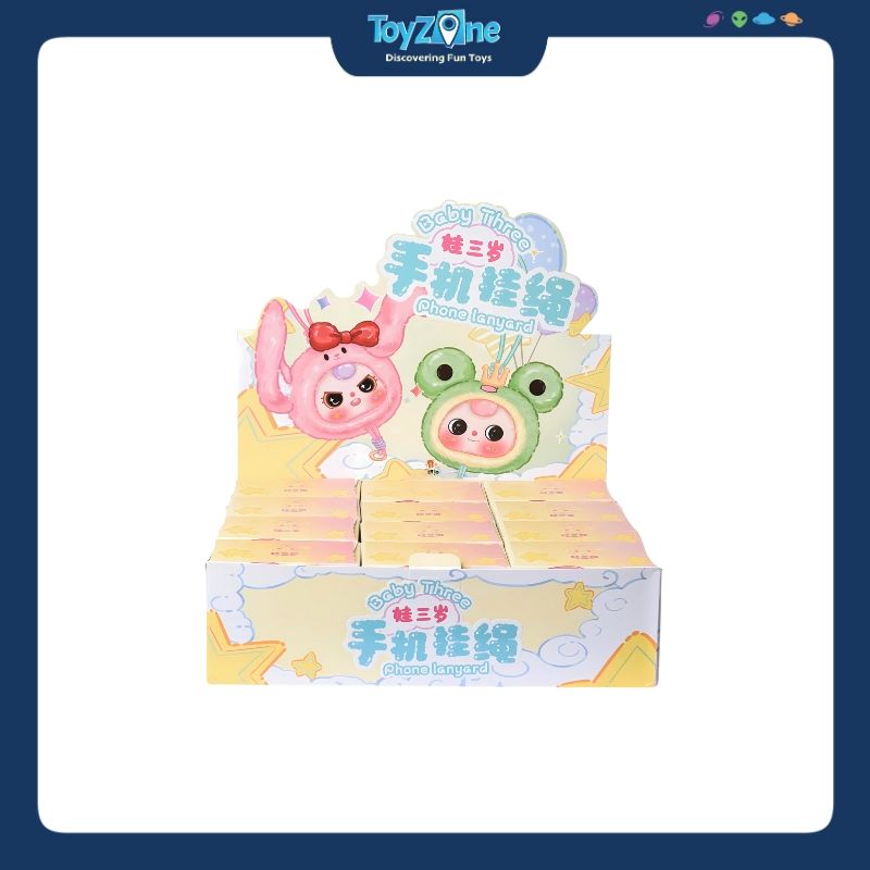 Dây đeo điện thoại Blind box Gấu bông Baby Three Mobile Phone Lanyard CUREPLANETA