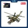 Bộ đồ chơi mô hình lắp ráp Trực thăng chiến đấu MI-24S 3in1 1:35 Sluban