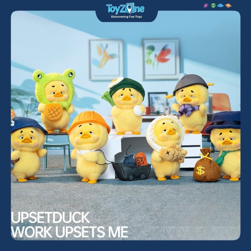  Mô hình Blind box Gấu bông Upset Duck V1 Work Upsets Me ( Công Việc Làm Tôi Bực Bội ) RONGCREATOR 