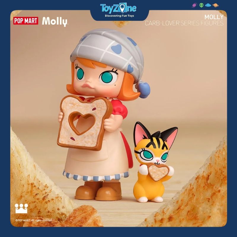 Mô hình đồ chơi Blind box Molly Carb-Lover Series Figures ( Molly Yêu Thích Sự Ngọt Ngào ) POP MART