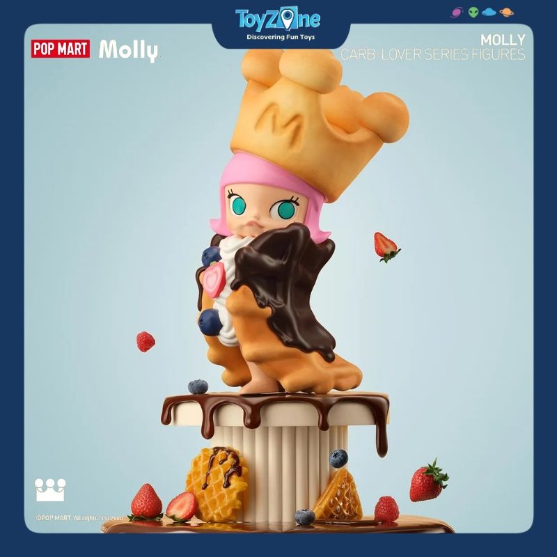 Mô hình đồ chơi Blind box Molly Carb-Lover Series Figures ( Molly Yêu Thích Sự Ngọt Ngào ) POP MART