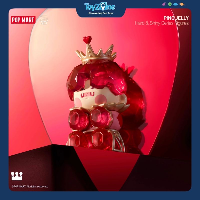 Mô hình đồ chơi Blind box Pino Jelly Hard & Shiny Series ( Cứng Rắn Và Lấp Lánh ) POP MART
