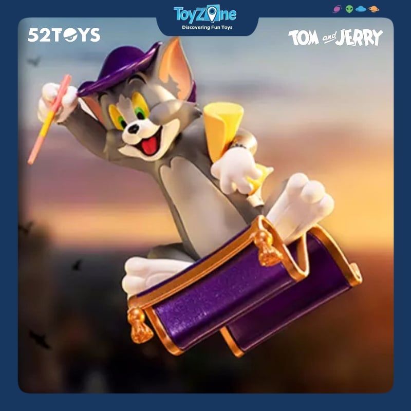 Mô hình đồ chơi Blind box Tom and Jerry Fantasy Magic Series (Phép Thuật Tuyệt Dịu) 52TOYS