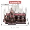  Mô hình Nhà Thờ Chính Tòa Milano lắp ráp kim loại 3D – Microworld MP441 