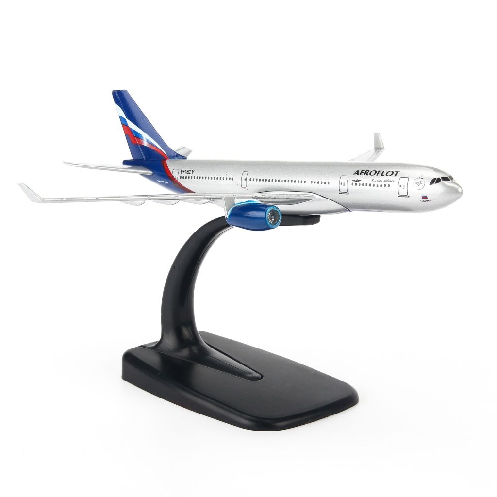 Mô hình máy bay tĩnh Aeroflot Russian Airlines Airbus A330 16cm Everfly giá rẻ